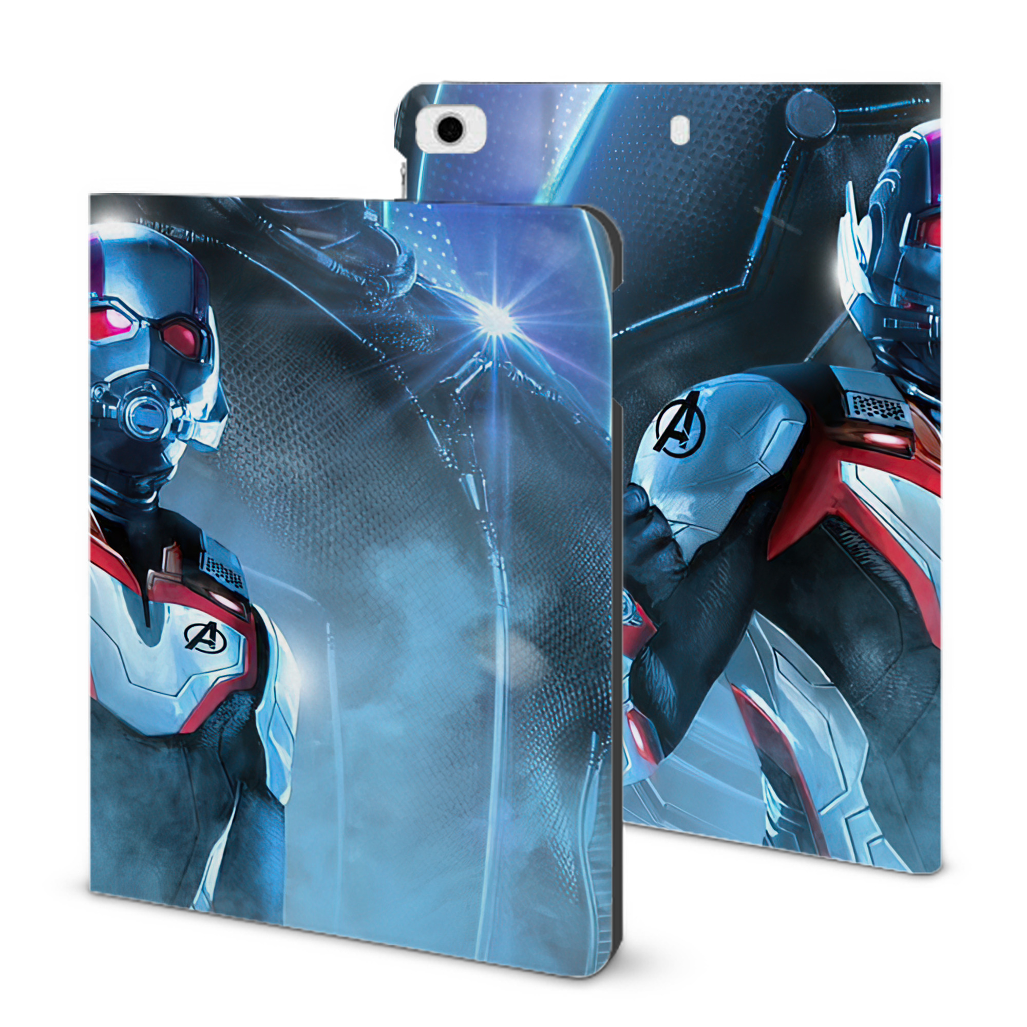 （画像用） アベンジャーズ The Avengers IPad ケース ブック型 PUレザー TPU 耐衝撃 軽量 薄型 ペン収納なし 全面保護 IPad 各モデル対応